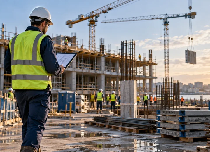Illustration d’un contrôle de chantier
