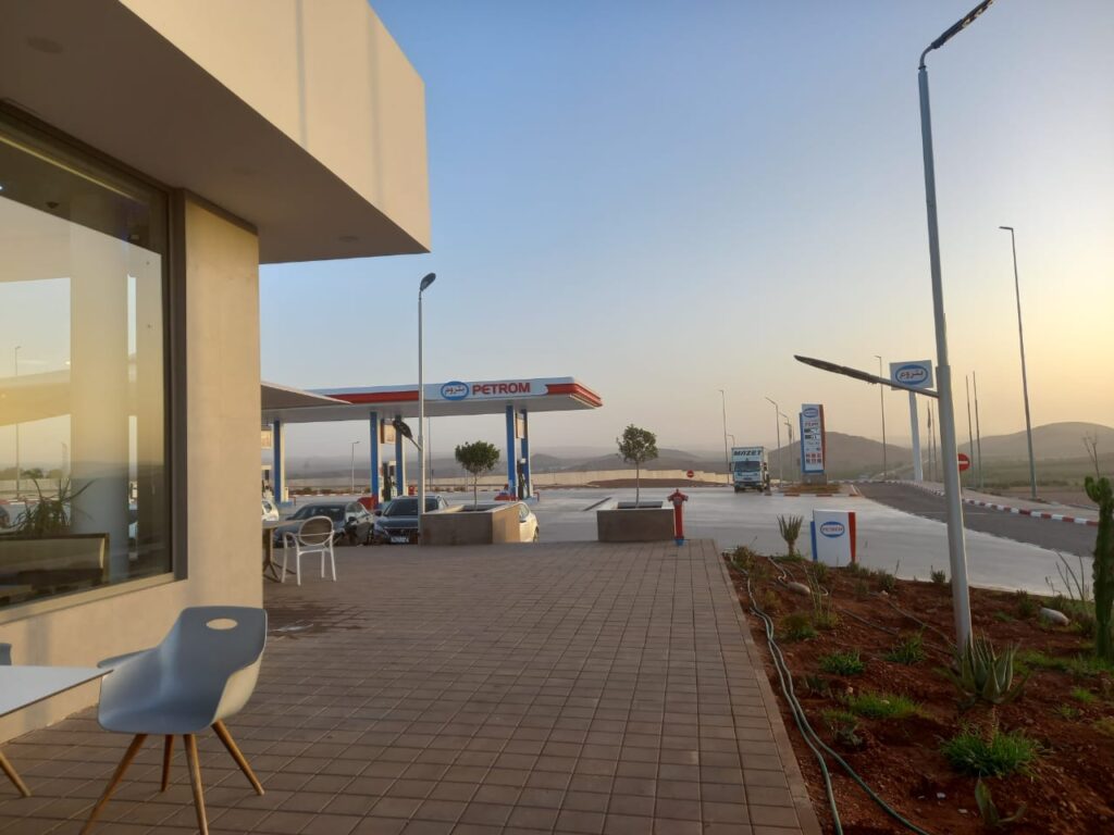 Station de service Oum Rabiaa — photo du projet
